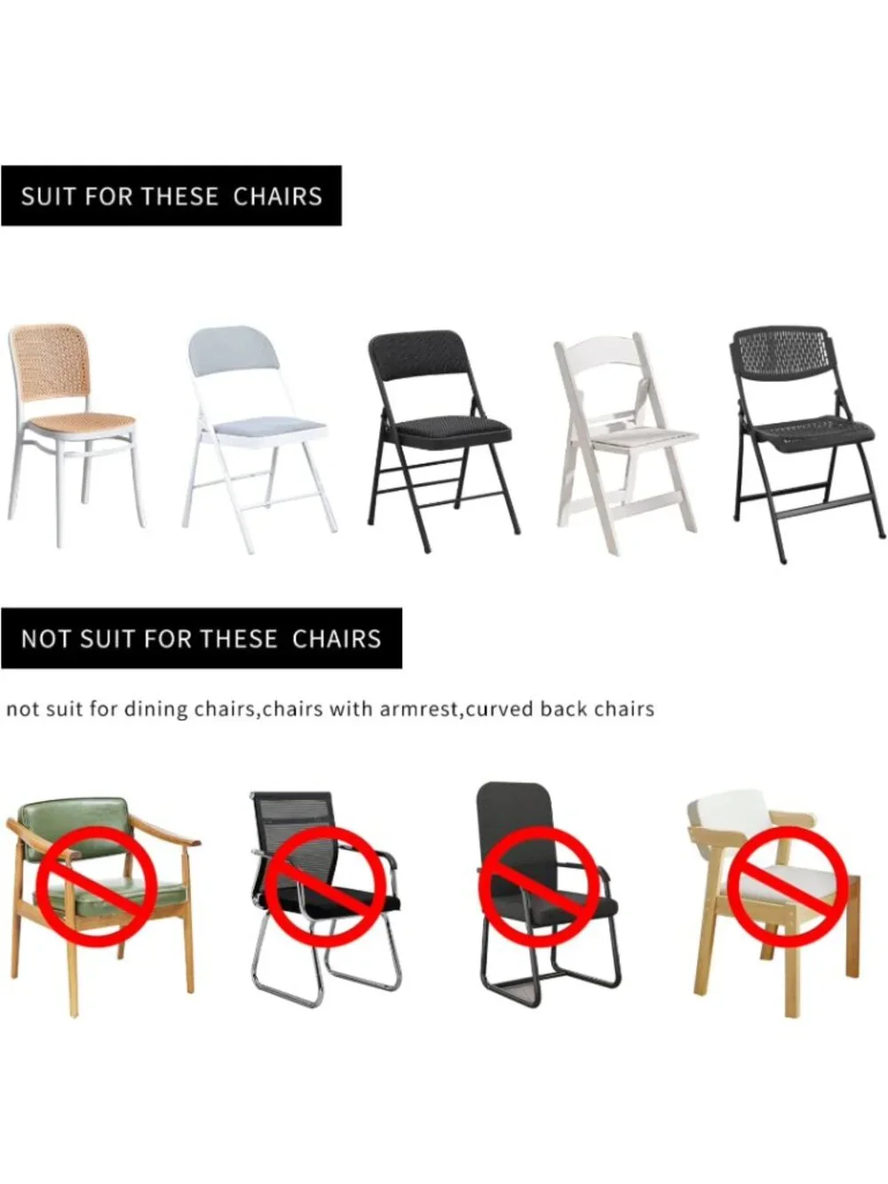 22 White Event Stretch Banquet Folding Chair Covers Wedding